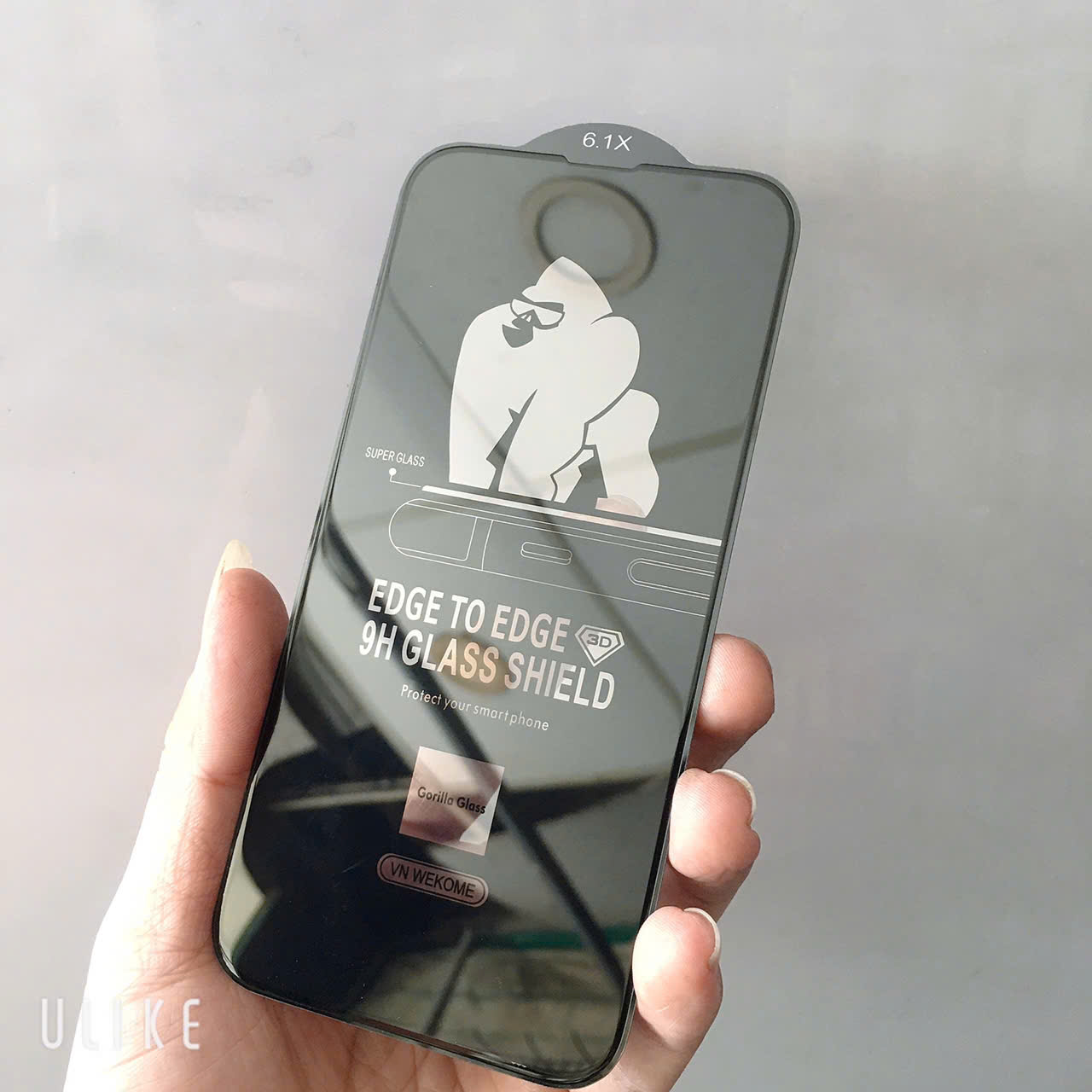 Kính cường lực cho iPh 16e trong suốt full màn hình ( hàng chính hãng)