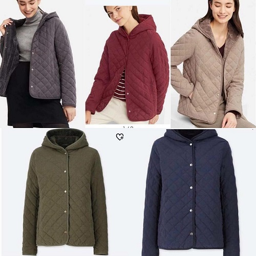 Áo trần trám lót lông cừu Uniqlo 2016 màu tím mận  Shop Mẹ Bi