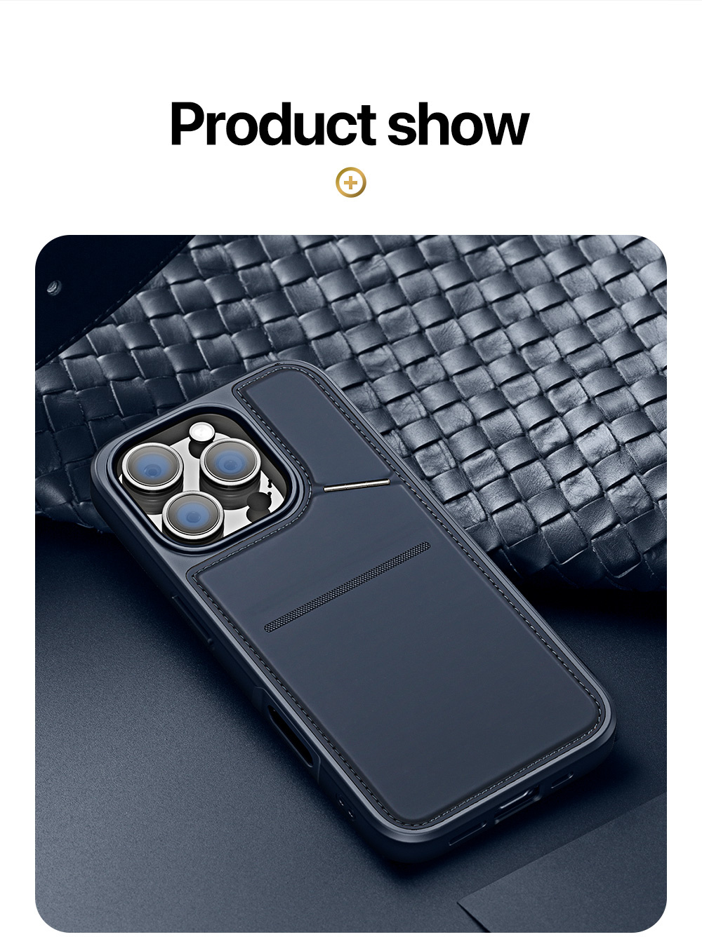 Ốp Lưng Da Dux Ducis Dành Cho iPhone 16 Pro Max/16 Pro/ 16 Plus/ 16, Sạc Từ Tính Magfit, Kiêm Giá Đỡ, Rafi II_ Hàng chính hãng