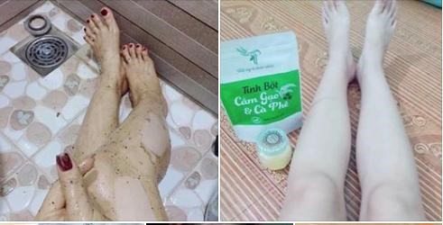 Combo Tắm Trắng, Giảm Viêm Nang lông, Mụn Lưng Mỡ Trăn N’store và Cám Café