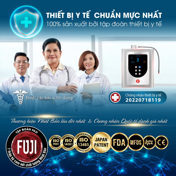 Fuji Smart P9 nhận được nhiều chứng nhận chất lượng quốc tế danh giá