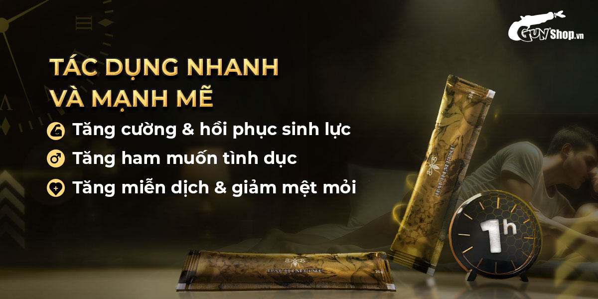Tinh chất phục hồi sức khỏe và tăng cường sinh lý nam giới Hachimitsu - Gói 20gr