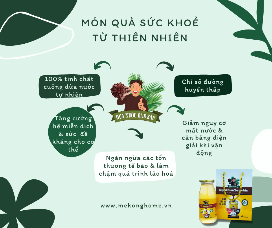 mật dừa nước ông sáu (hũ 20ml và chai 250ml) - món quà từ thiên nhiên - phù hợp với người ăn kiêng, ăn chay và bị tiểu đường [farm nhà việt] 1