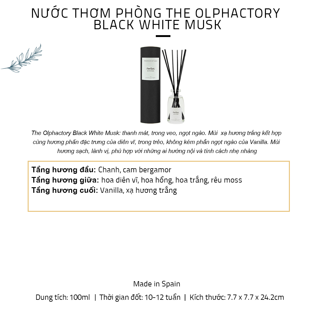 nước thơm phòng khuếch tán ambientair the olphactory black 4