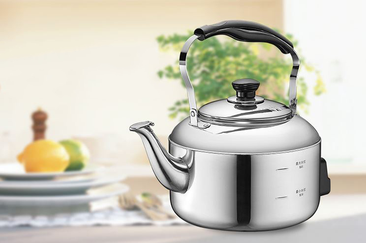 ASD (ASD) electric kettle 5L large capacity high quality stainless steel water open whistle kettle NT6505