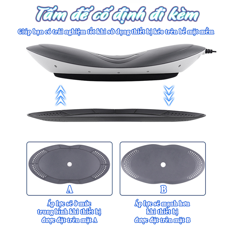 Máy kéo giãn cột sống lưng Lumbar Massager Nikio ST-1201 - Massage cho người thoát vị đĩa đệm