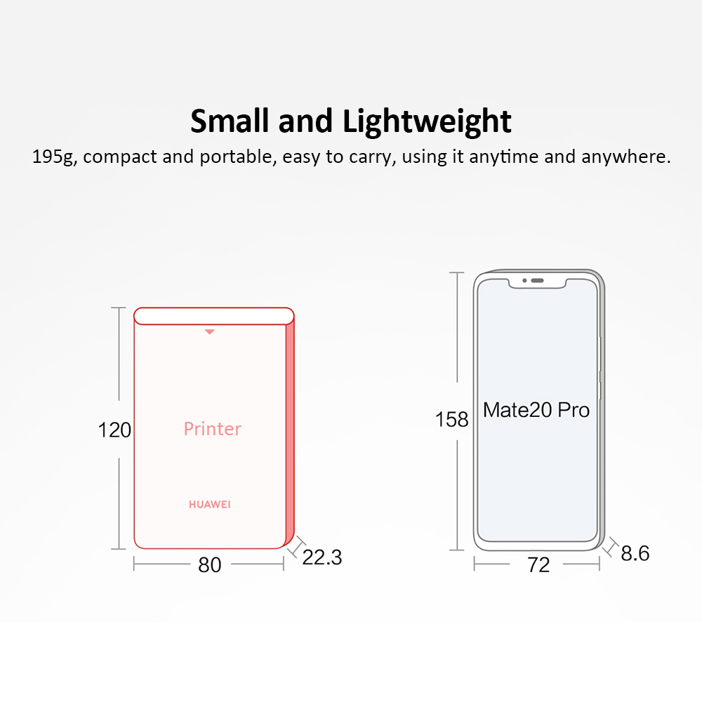 Giấy In Ảnh Cho Máy In Ảnh Cầm Tay Huawei (2 x 10 Tờ)